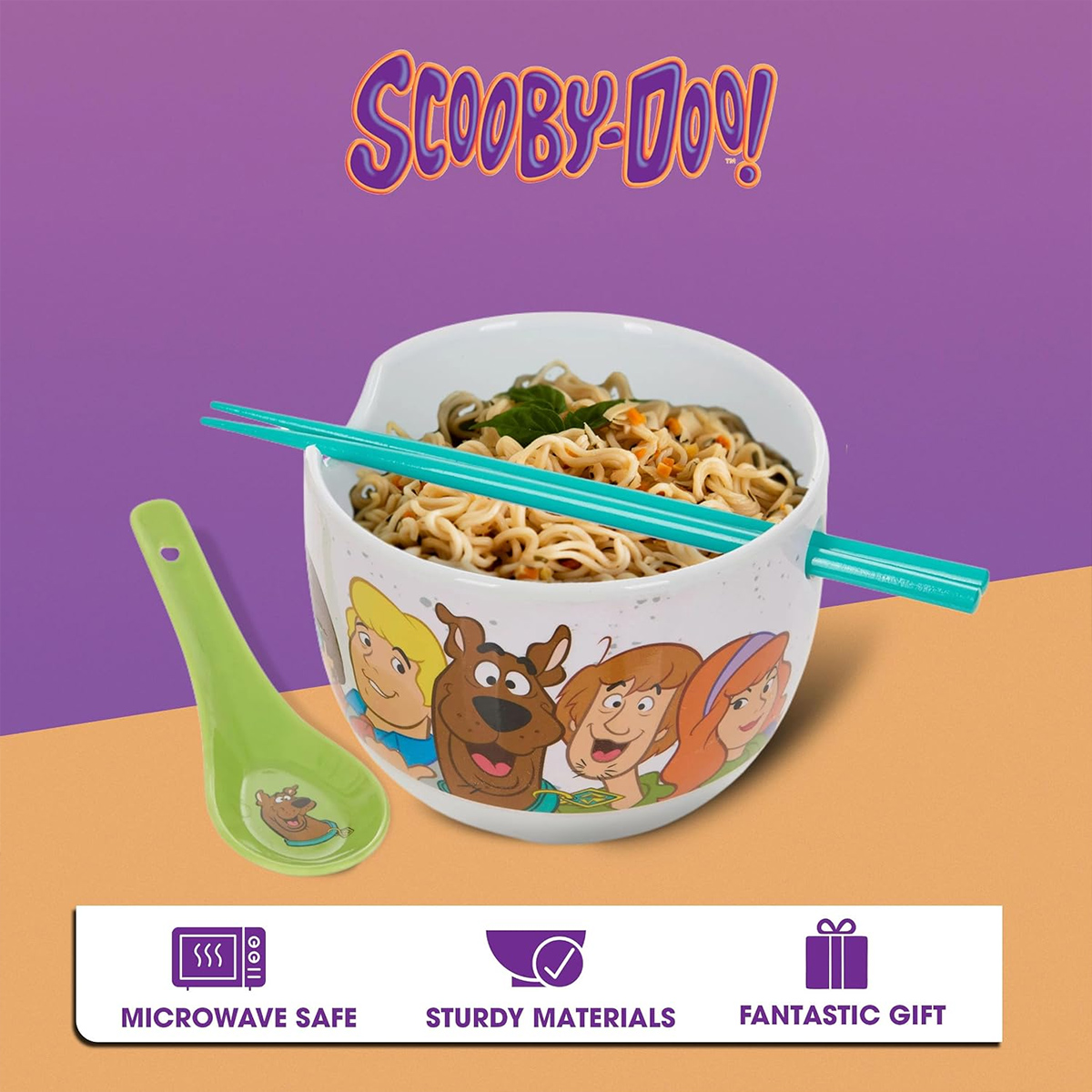 Tigela Ramen Scooby-Doo Onde Está Você?