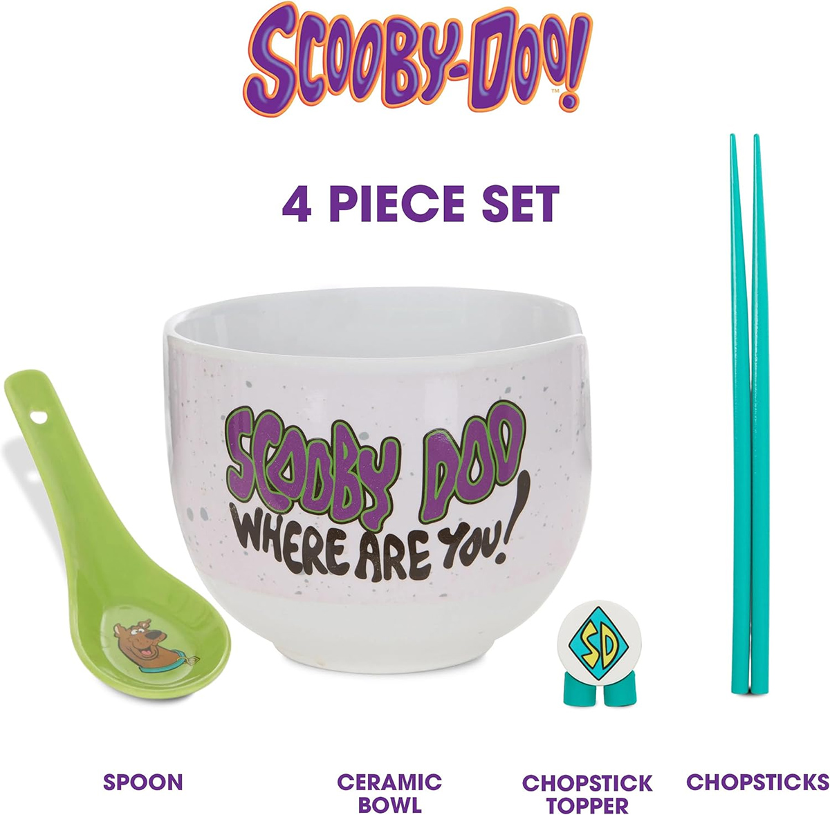 Tigela Ramen Scooby-Doo Onde Está Você?