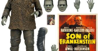 Action Figure Boris Karloff Ultimate em O Filho de Frankenstein (Universal Studios 1939)