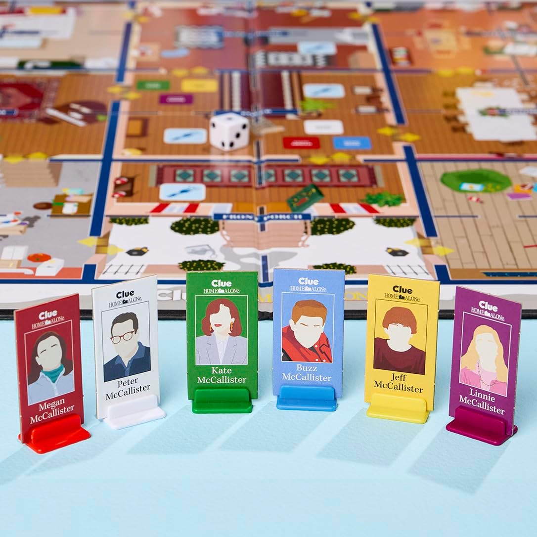 Jogo de Tabuleiro Detetive (Clue) Esqueceram de Mim (Home Alone)