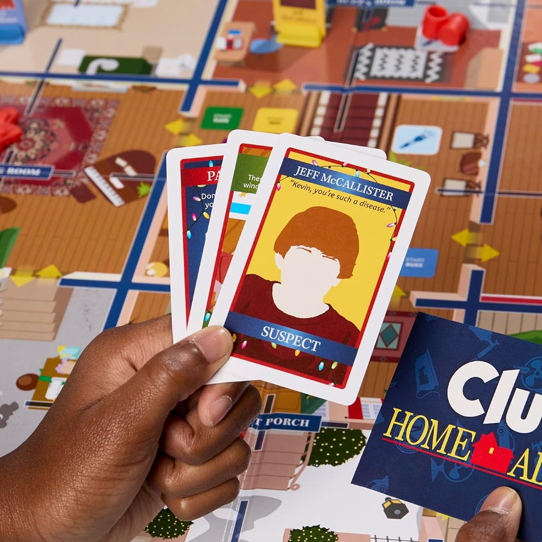 Jogo de Tabuleiro Detetive (Clue) Esqueceram de Mim (Home Alone)