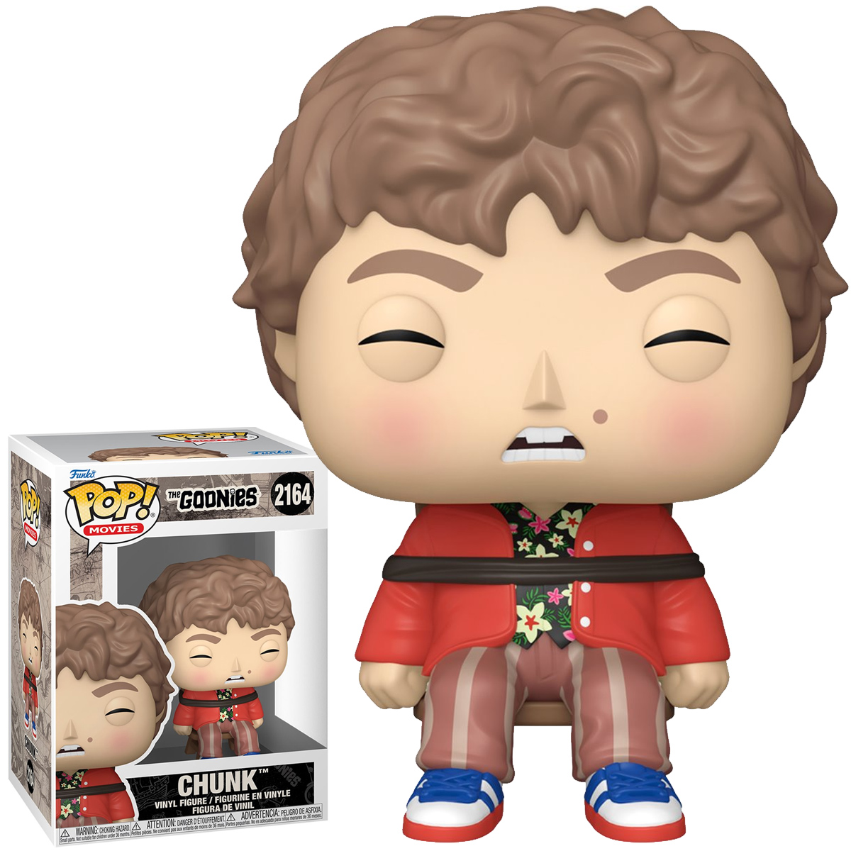 Bonecos Pop! Os Goonies: Willy Caolho, Mama Fratelli, Data, Chunk e Mickey