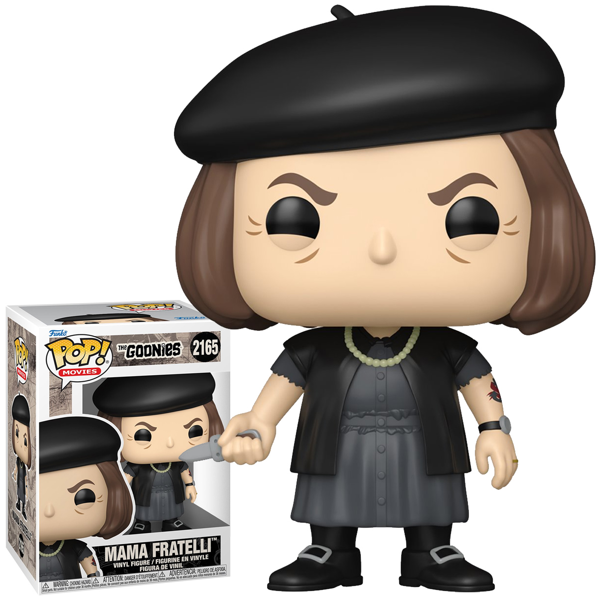 Bonecos Pop! Os Goonies: Willy Caolho, Mama Fratelli, Data, Chunk e Mickey