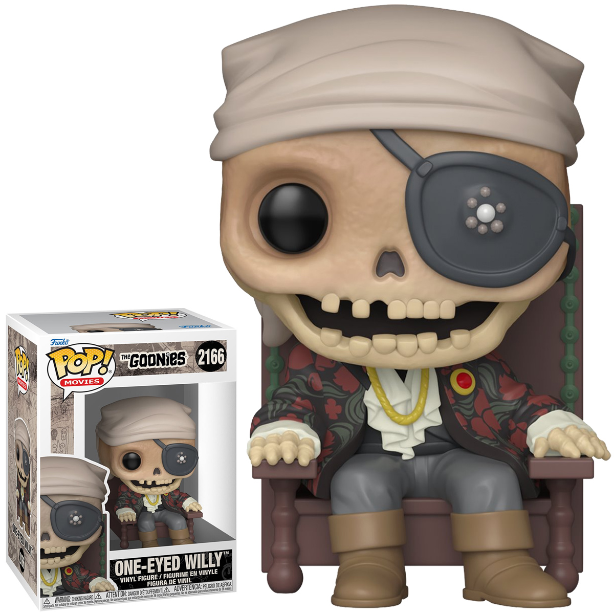 Bonecos Pop! Os Goonies: Willy Caolho, Mama Fratelli, Data, Chunk e Mickey