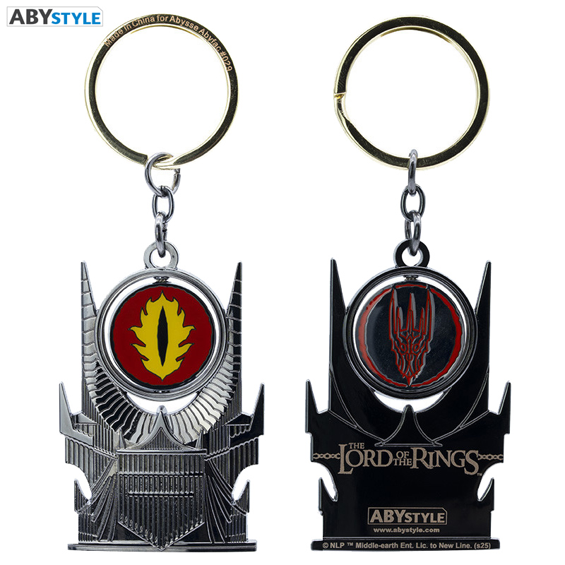 Chaveiro de Metal Torre de Sauron com Olho Móvel (Senhor dos Anéis)