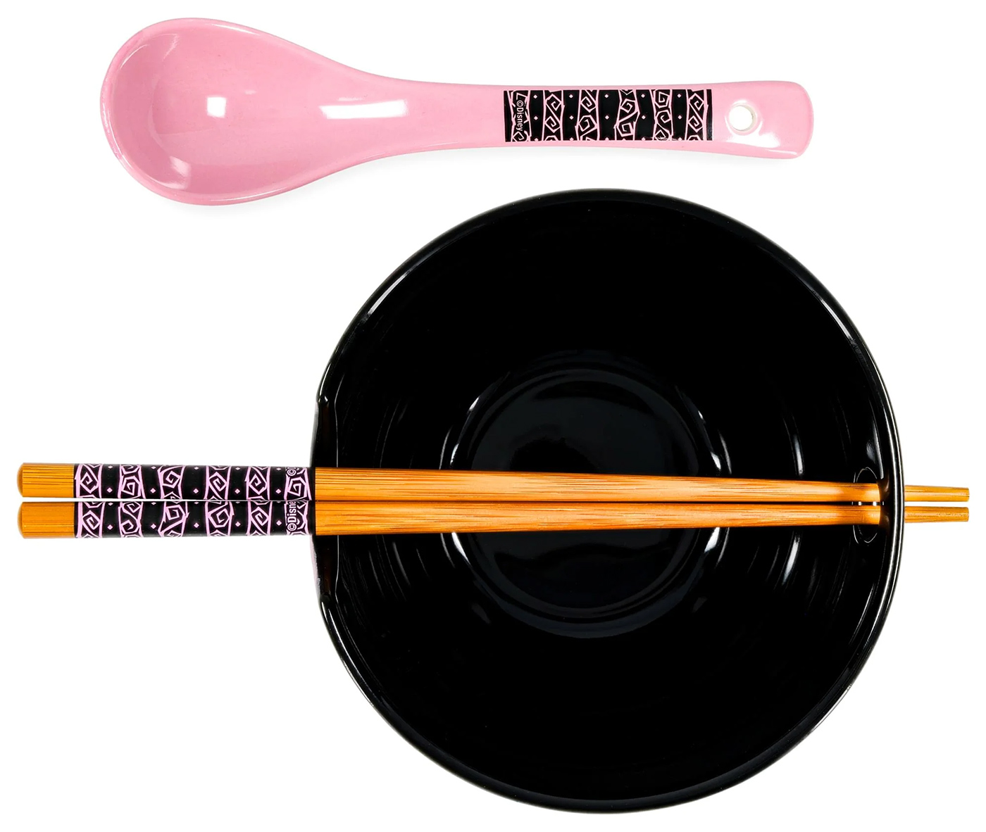 Tigela Ramen O Estranho Mundo de Jack com Colher e Hashis