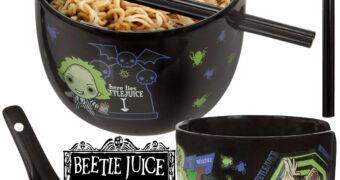 Tigela Ramen Beetlejuice Os Fantasmas se Divertem