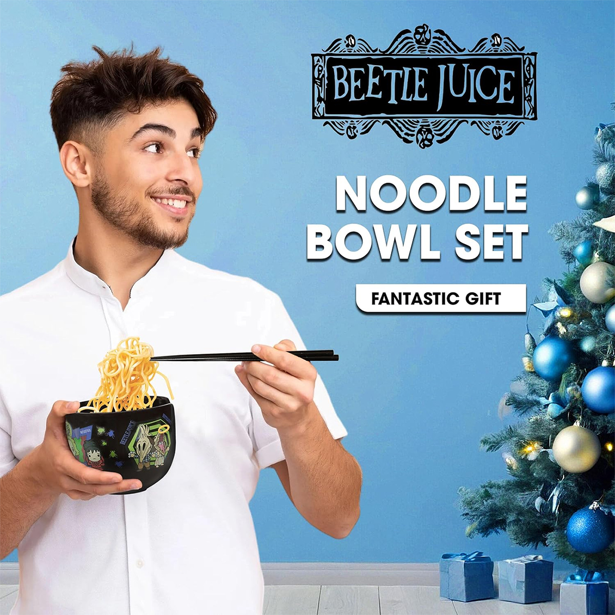 Tigela Ramen Beetlejuice Os Fantasmas se Divertem