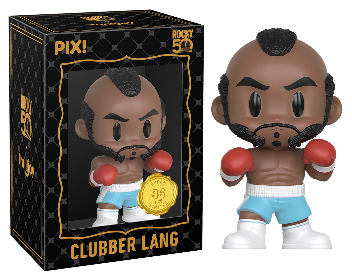 Bonecos Thrilljoy PIX! Rocky Balboa, Ivan Drago e Clubber Lang