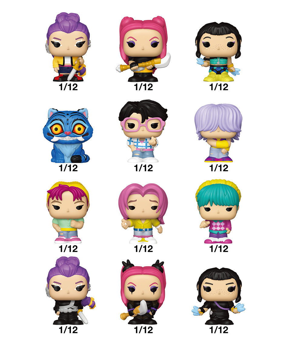 Micro-Figuras Guerreiras do K-Pop Bitty Pop! com 2,3 cm de Altura (Blind Bag)