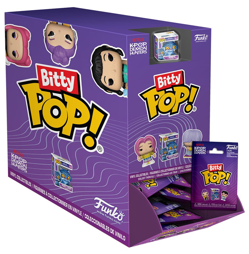 Micro-Figuras Guerreiras do K-Pop Bitty Pop! com 2,3 cm de Altura (Blind Bag)