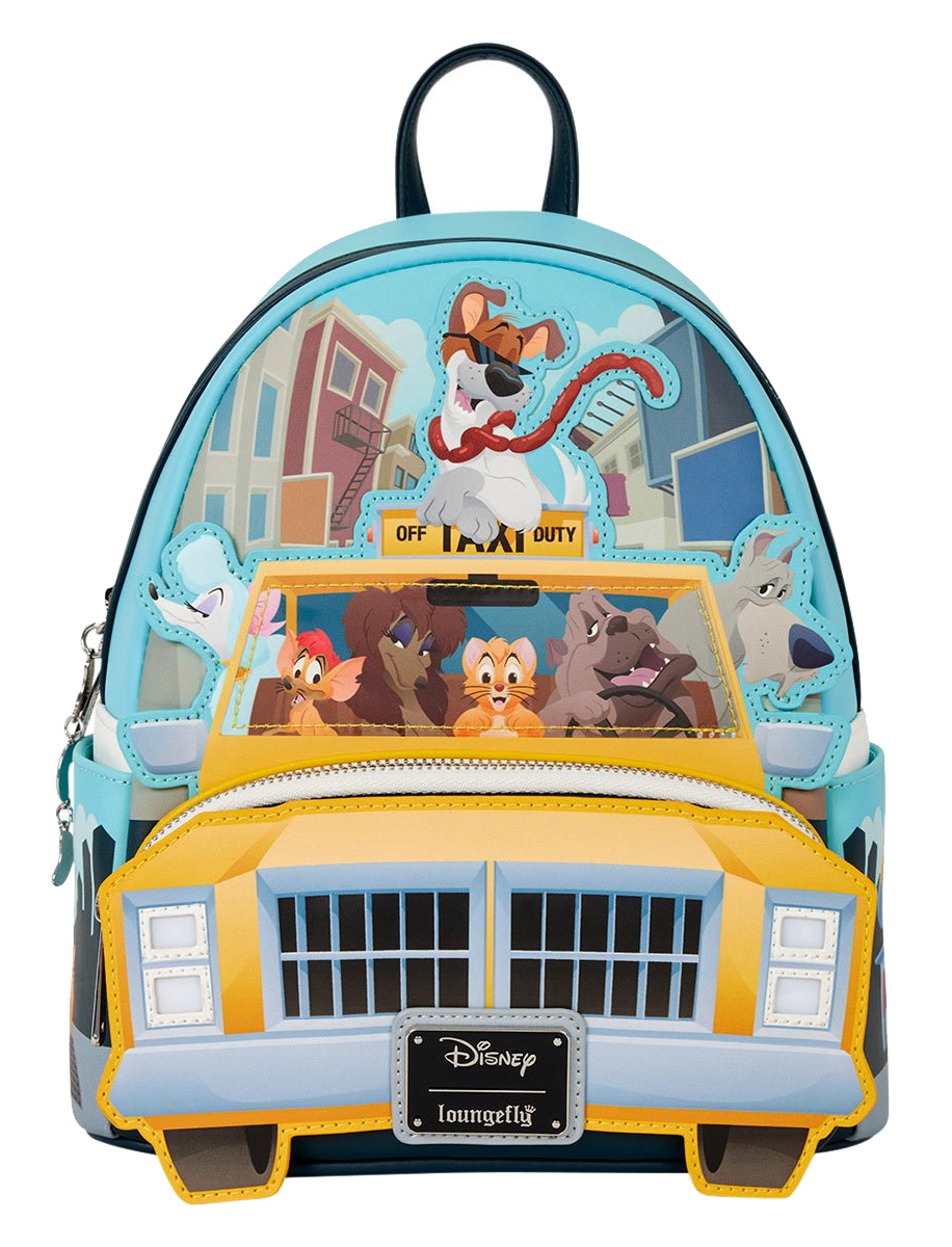 Mini-Mochila Disney do Filme Oliver e Seus Companheiros de 1988