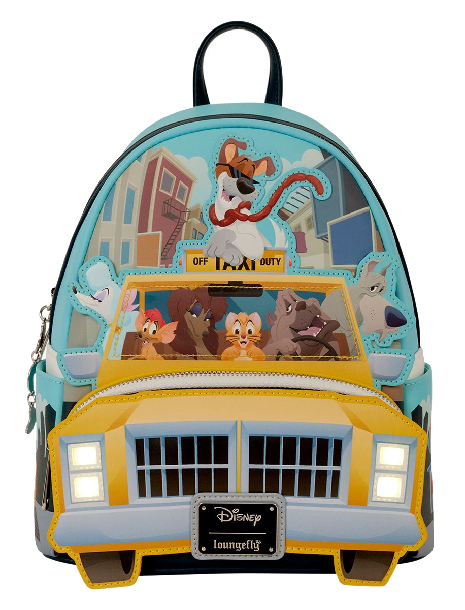 Mini-Mochila Disney do Filme Oliver e Seus Companheiros de 1988