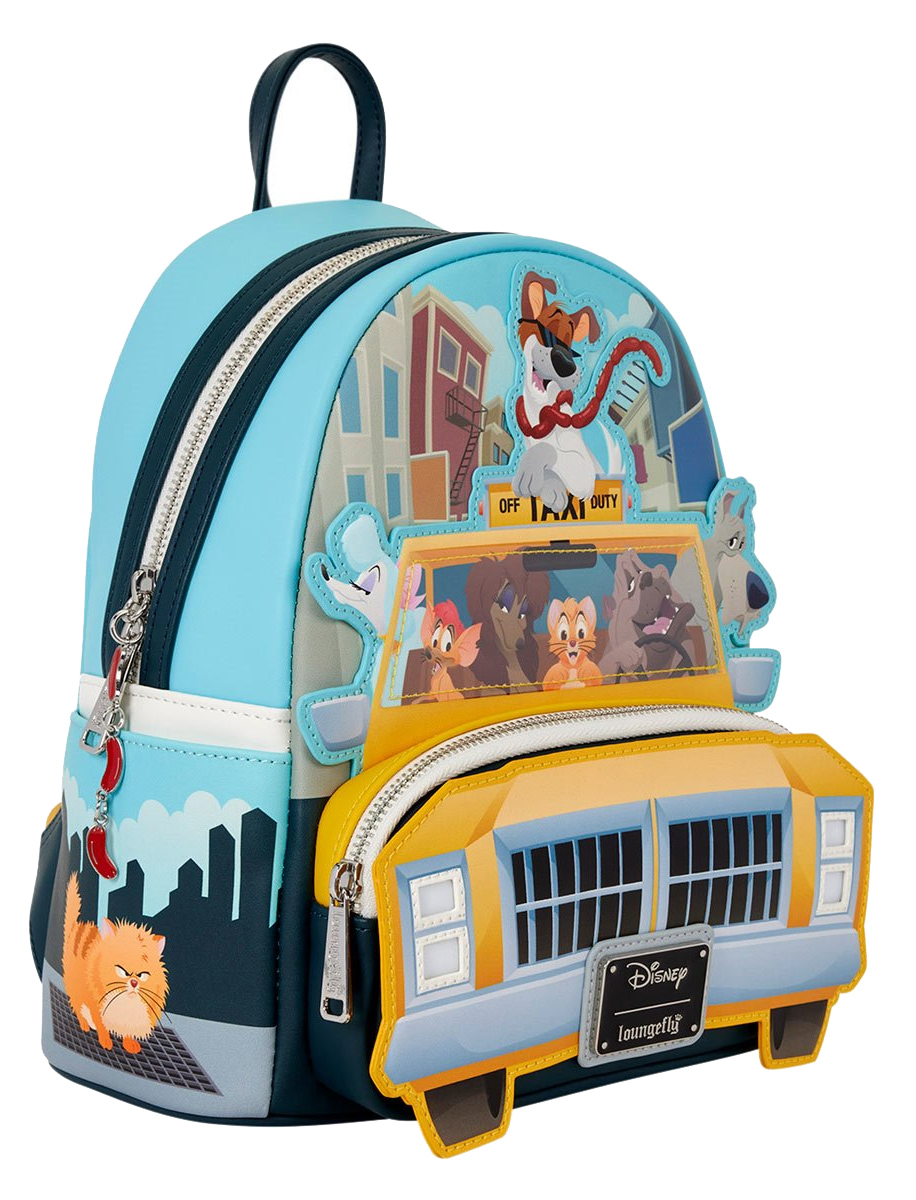 Mini-Mochila Disney do Filme Oliver e Seus Companheiros de 1988