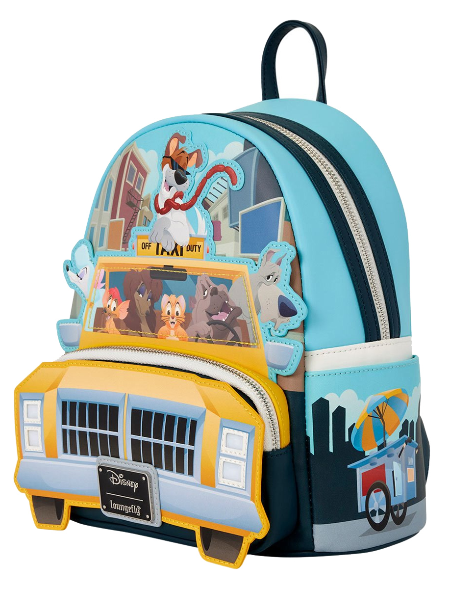 Mini-Mochila Disney do Filme Oliver e Seus Companheiros de 1988