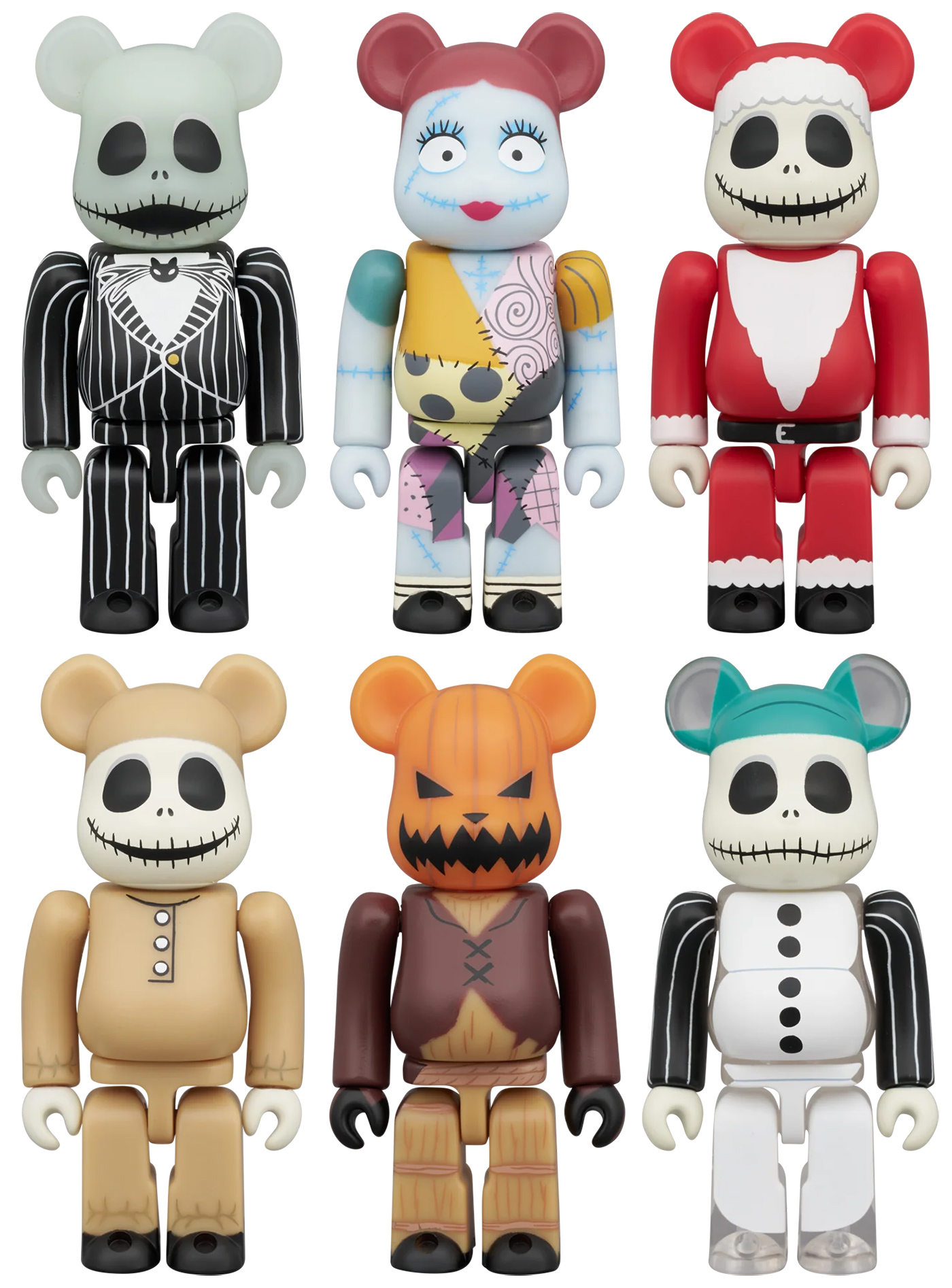 Bonecos Be@rbricks Chase O Estranho Mundo de Jack (Blind Box)