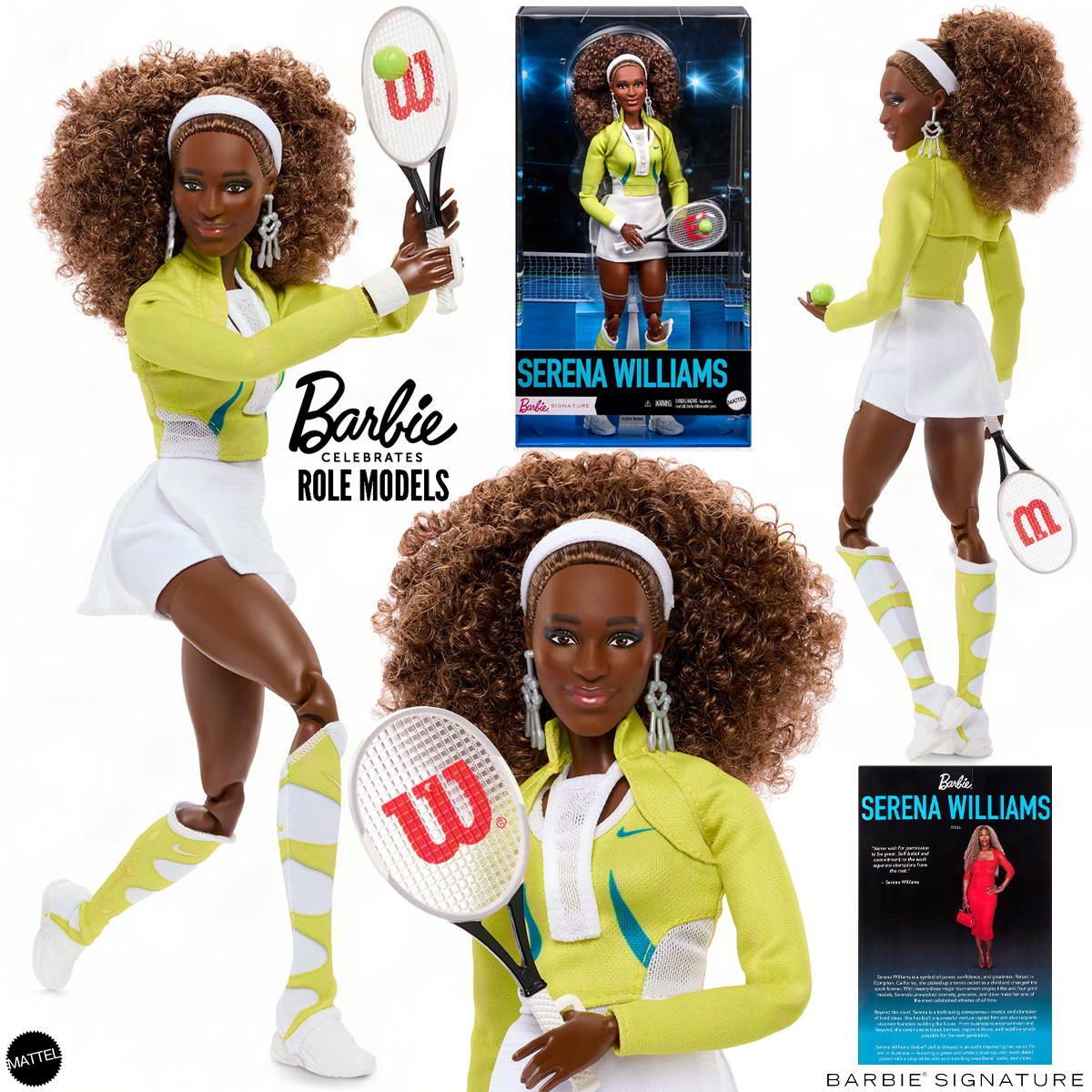 Boneca Barbie Role Models: Serena Williams, a Lenda do Tênis