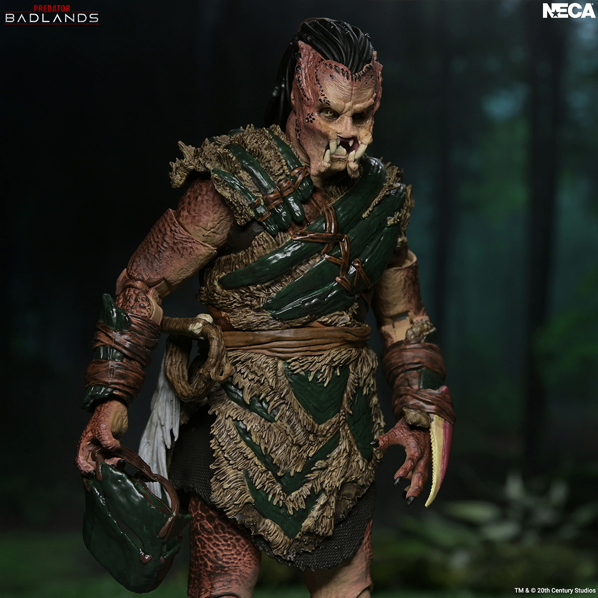 Action Figure Ultimate Dek (Dek (Armadura Osso de Bisão) de Predador: Terras Selvagens