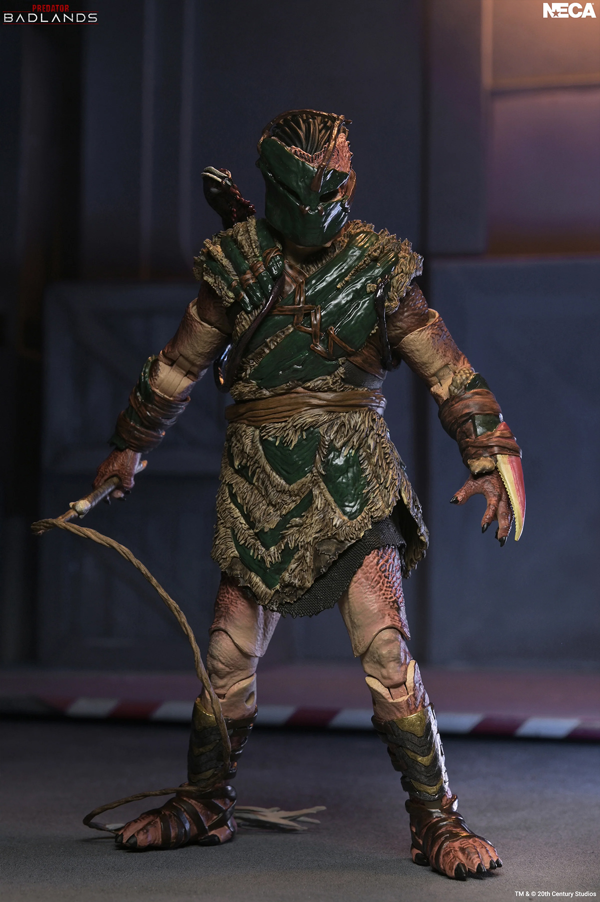 Action Figure Ultimate Dek (Dek (Armadura Osso de Bisão) de Predador: Terras Selvagens
