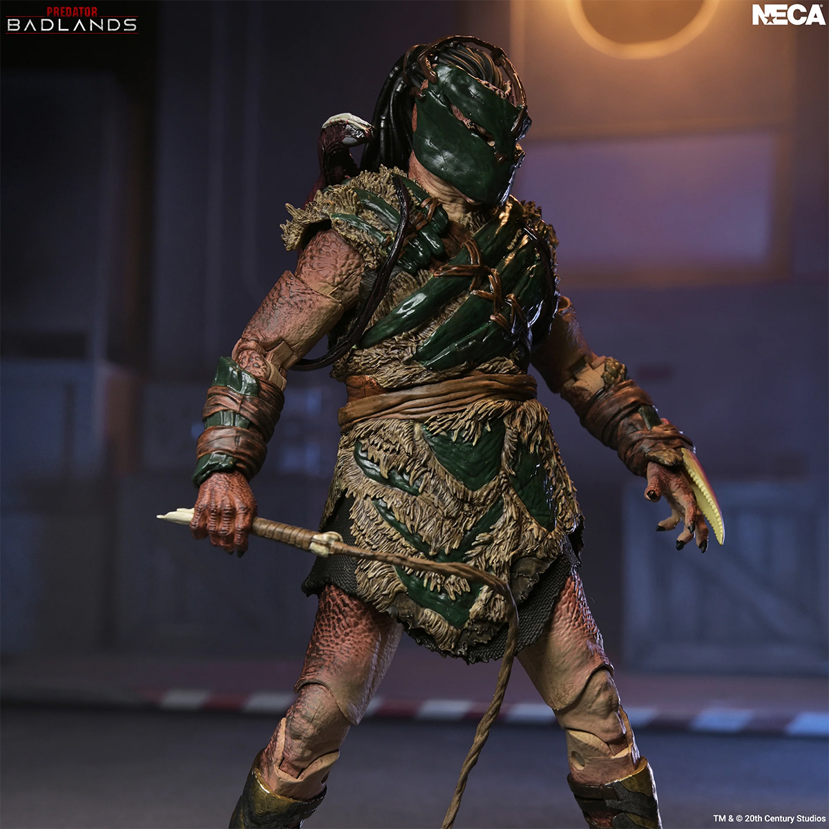 Action Figure Ultimate Dek (Dek (Armadura Osso de Bisão) de Predador: Terras Selvagens