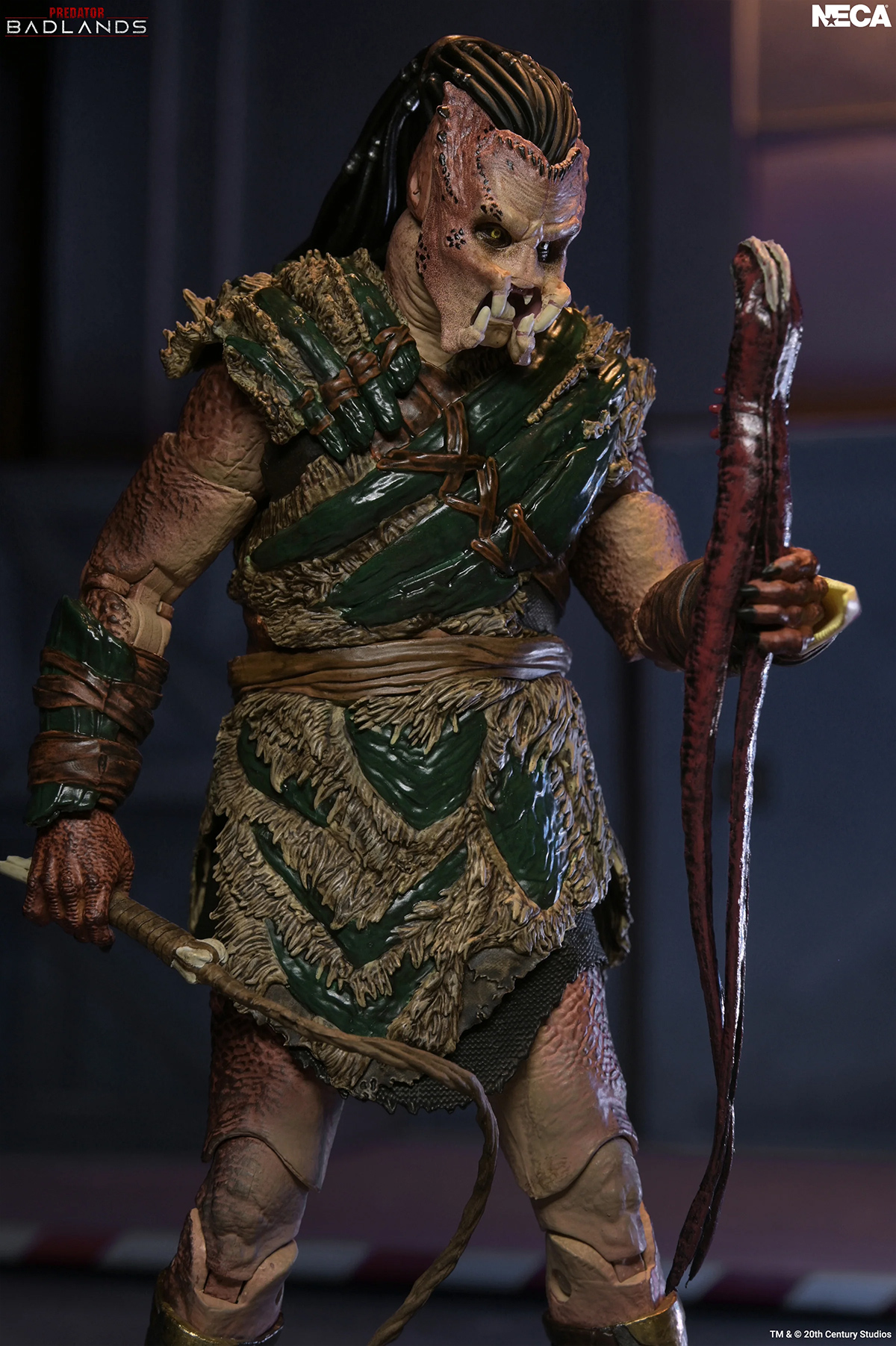 Action Figure Ultimate Dek (Dek (Armadura Osso de Bisão) de Predador: Terras Selvagens
