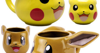 Canecas Pokémon 3D: Pikachu e Eevee