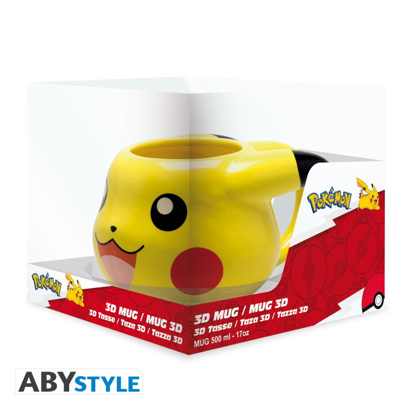 Canecas Pokémon 3D: Pikachu e Eevee