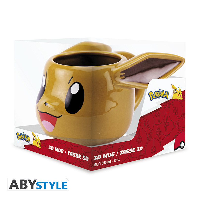 Canecas Pokémon 3D: Pikachu e Eevee