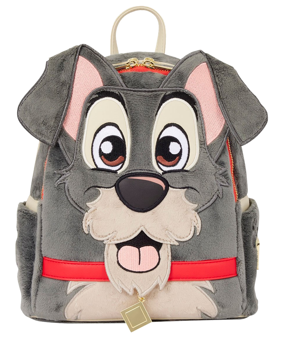 Mini-Mochila de Pelúcia do Cão Vagabundo (Lady and the Tramp)