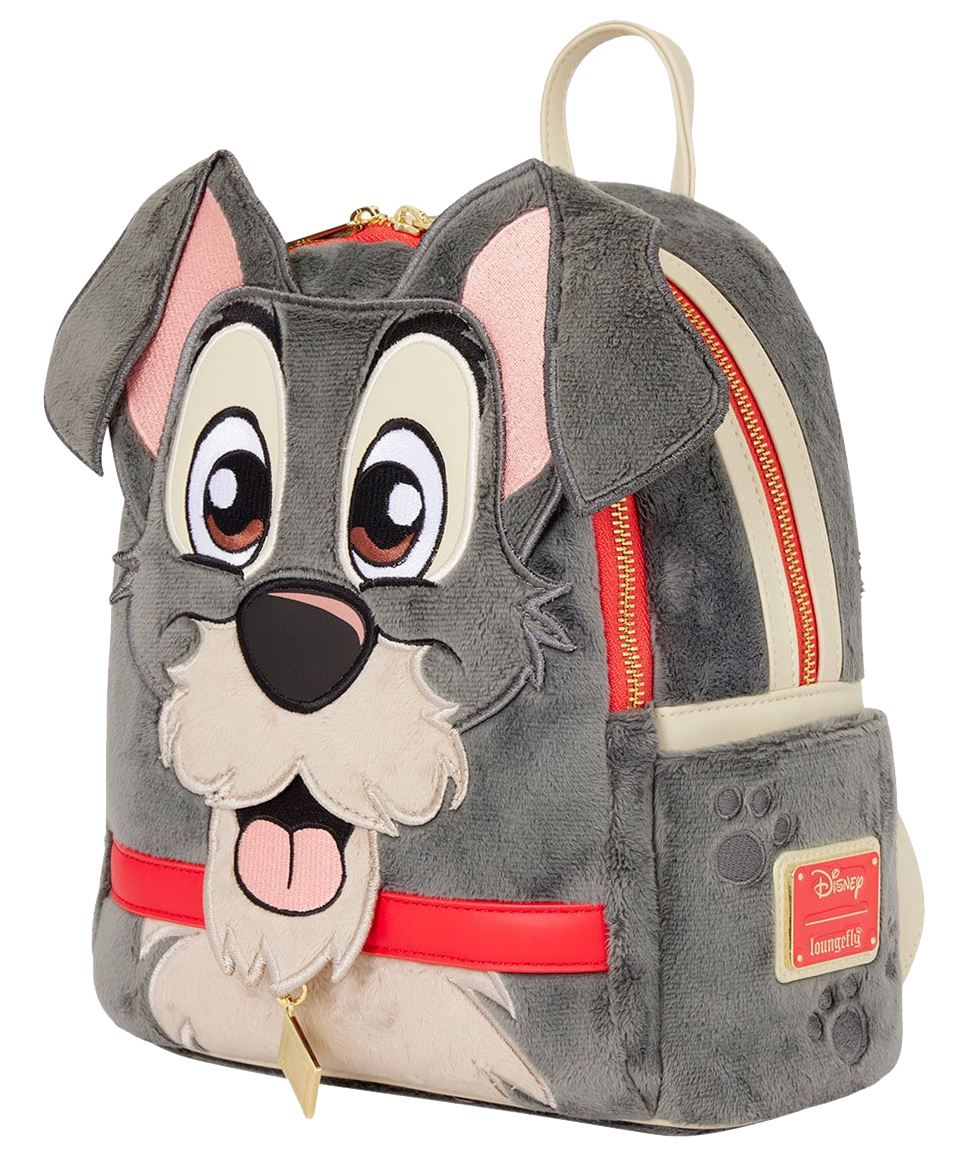 Mini-Mochila de Pelúcia do Cão Vagabundo (Lady and the Tramp)