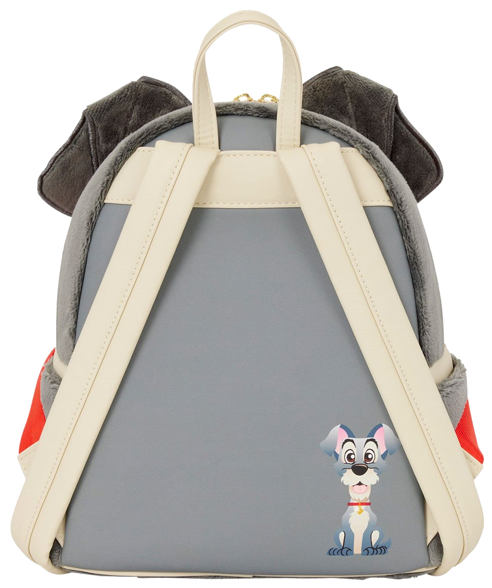 Mini-Mochila de Pelúcia do Cão Vagabundo (Lady and the Tramp)