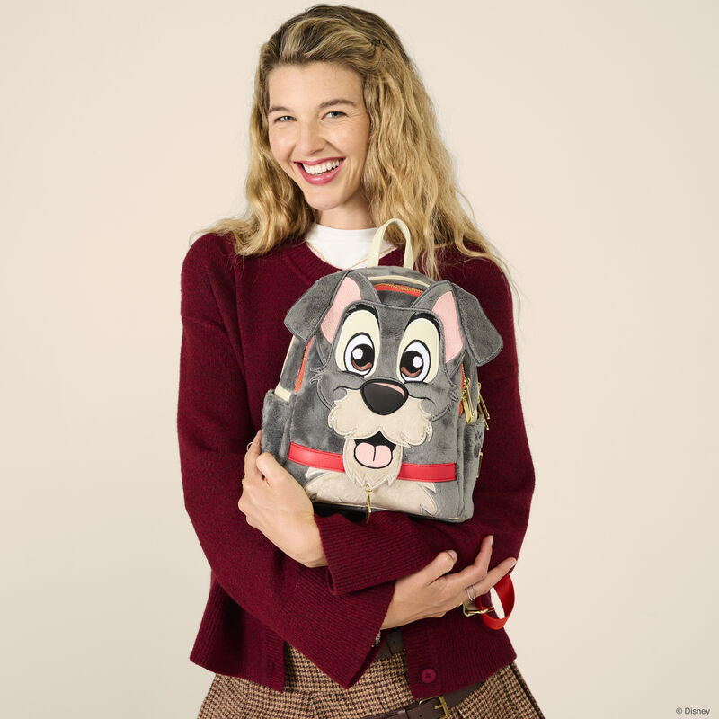 Mini-Mochila de Pelúcia do Cão Vagabundo (Lady and the Tramp)