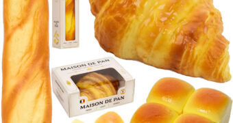 Brinquedos Anti-Stress Maison De Pan: Croissant, Baguete e Pão Havaiano