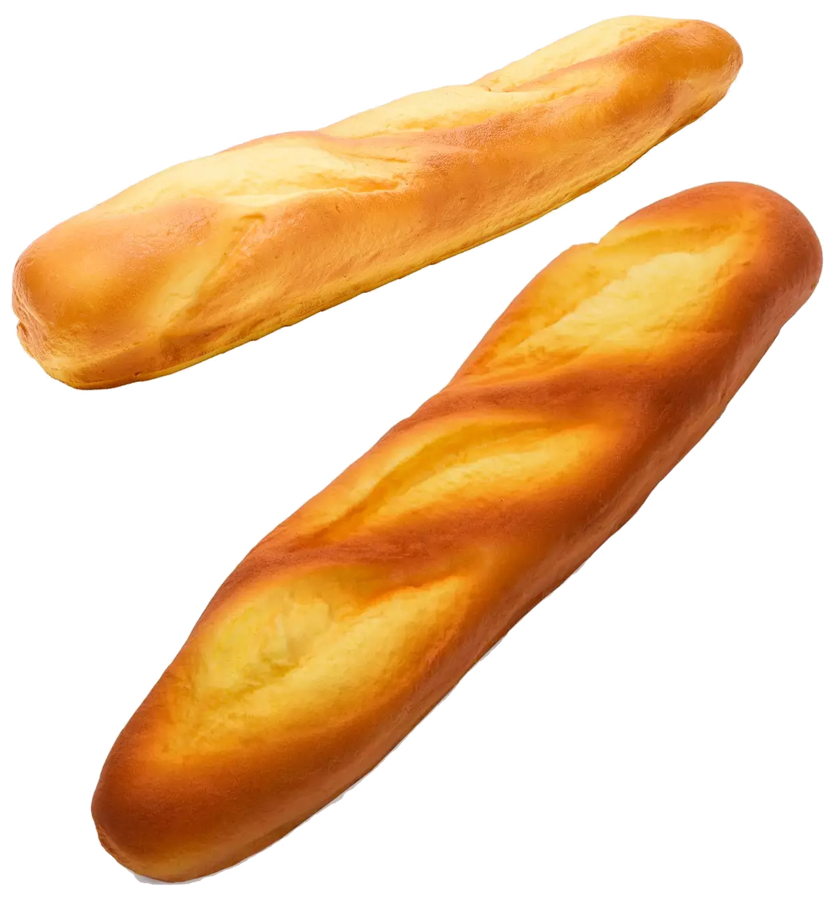Brinquedos Anti-Stress da Maison De Pan: Croissant, Baguete e Pão Havaiano