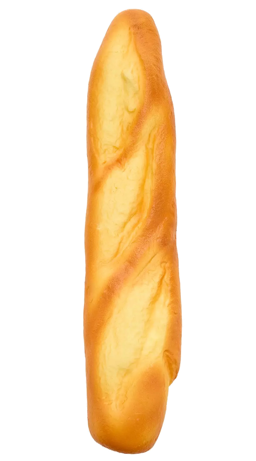 Brinquedos Anti-Stress da Maison De Pan: Croissant, Baguete e Pão Havaiano