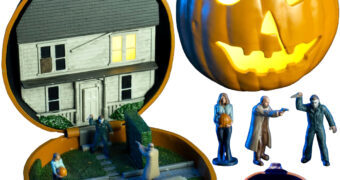 Playset Micro Maniacs da Casa de Michael Myers em Halloween – A Noite do Terror (1978)