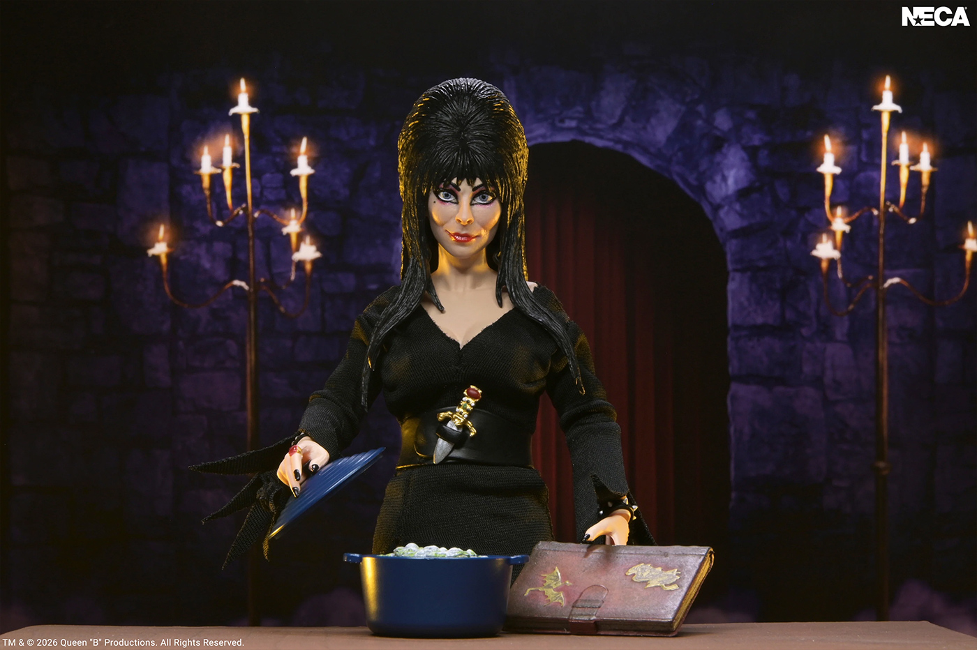 Action Figure Ultimate Elvira, a Rainha das Trevas