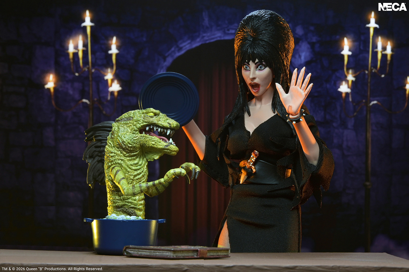 Action Figure Ultimate Elvira, a Rainha das Trevas