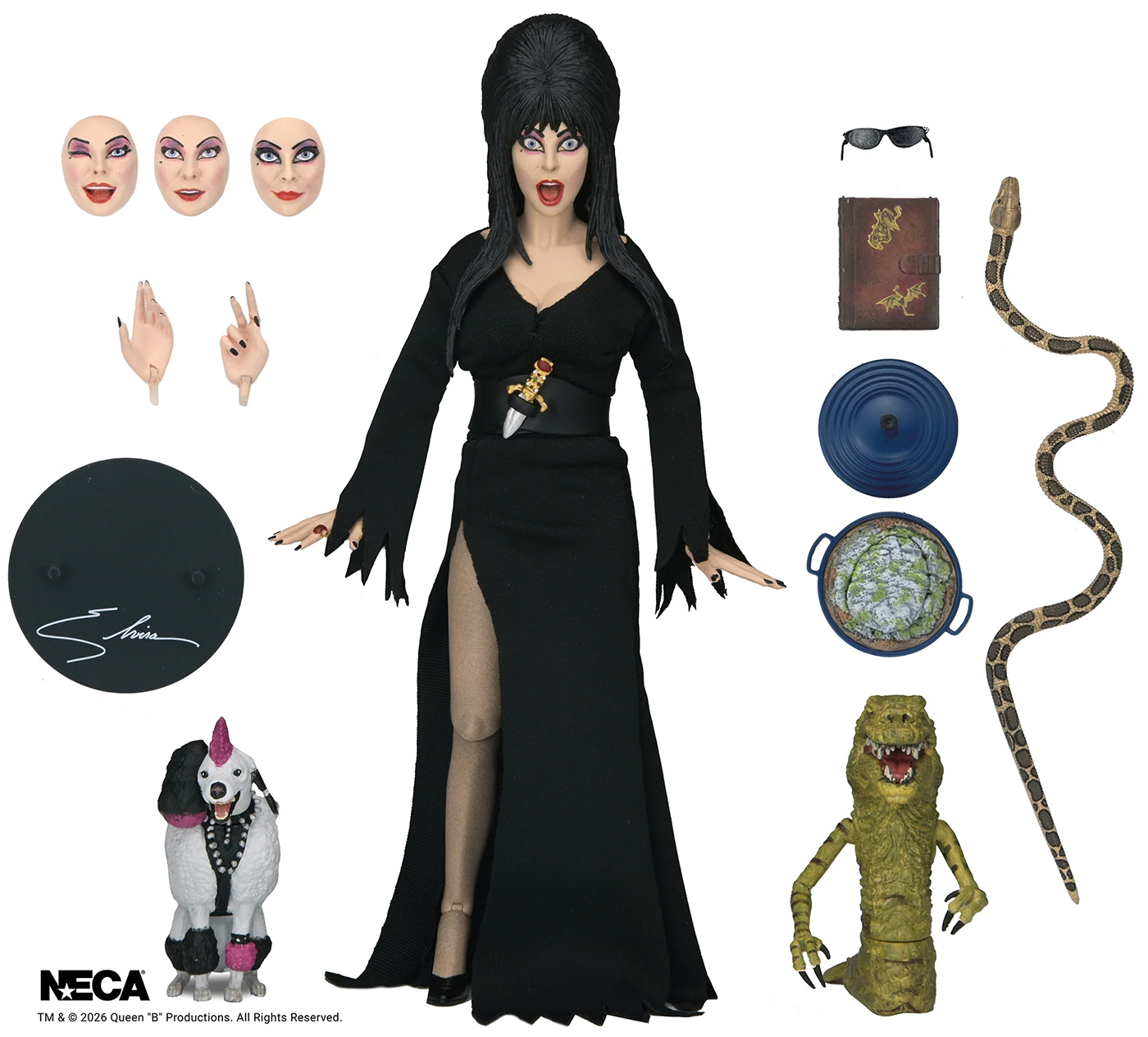 Action Figure Ultimate Elvira, a Rainha das Trevas