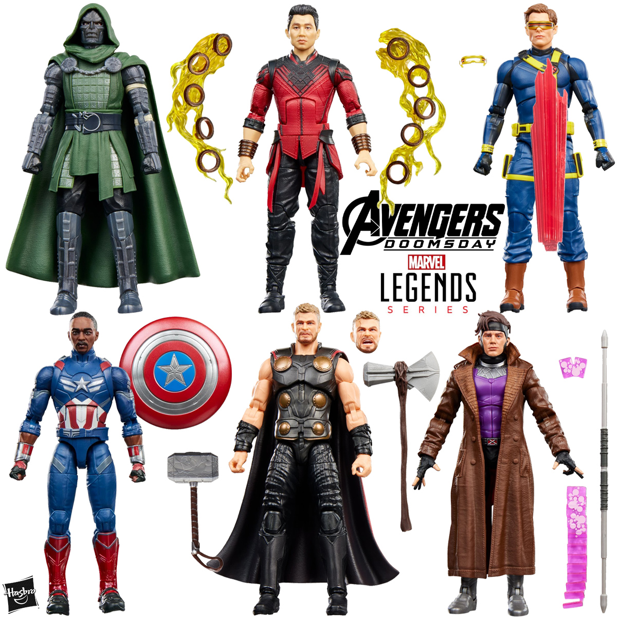 Action Figures Marvel Legends Vingadores: Doutor Destino Série 1 (Avengers: Doomsday)
