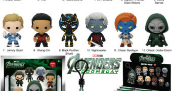 Chaveiros Vingadores: Doutor Destino (Avengers: Doomsday) 3D Foam Bag Clips (Blind Bag)