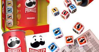 Jogo Yahtzee Batata Pringles com Tubo Cilíndrico