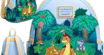 Mini-Mochila Dinossauros do Filme Em Busca do Vale Encantado (The Land Before Time)