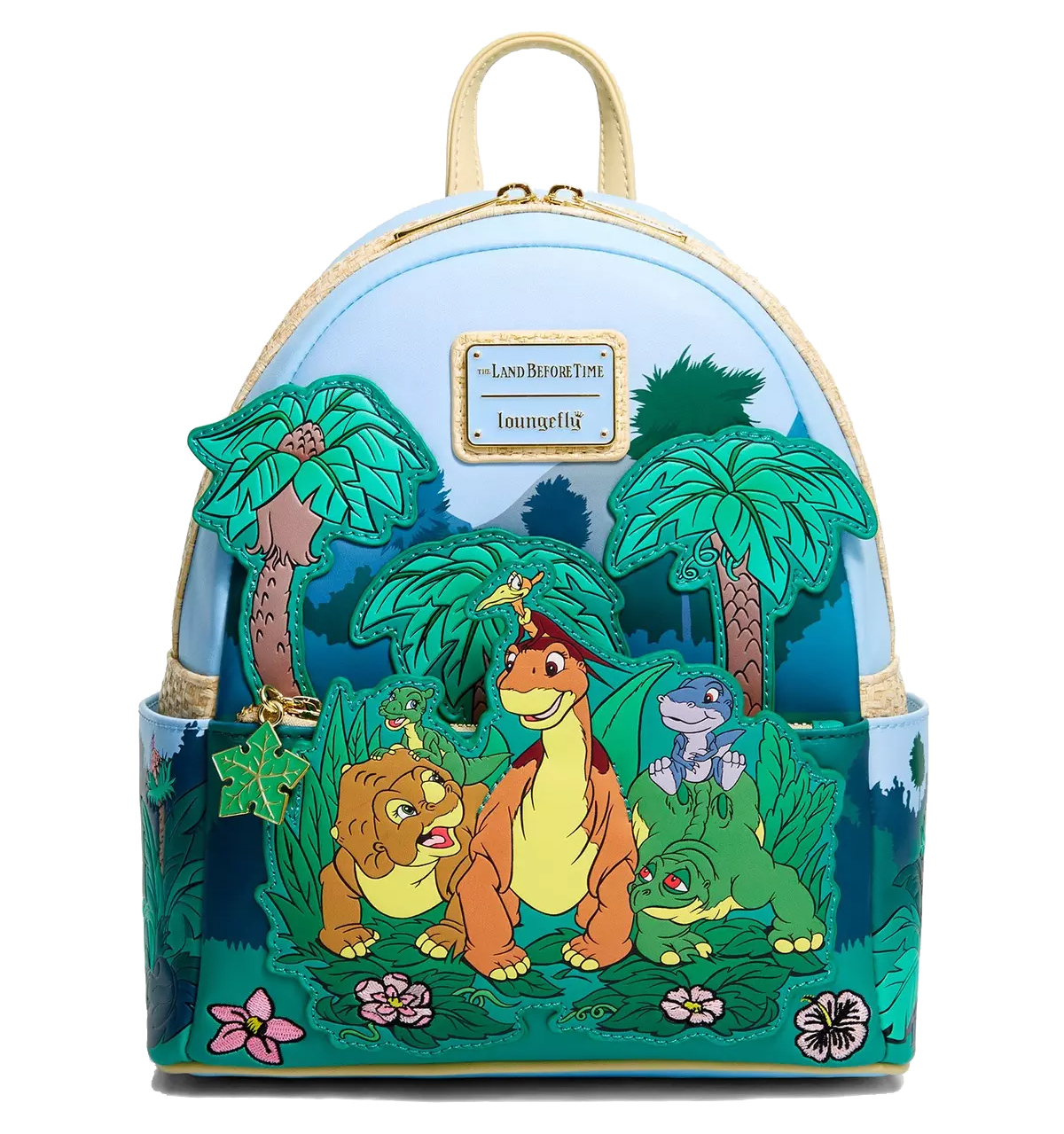 Mini-Mochila Dinossauros do Filme Em Busca do Vale Encantado (The Land Before Time)