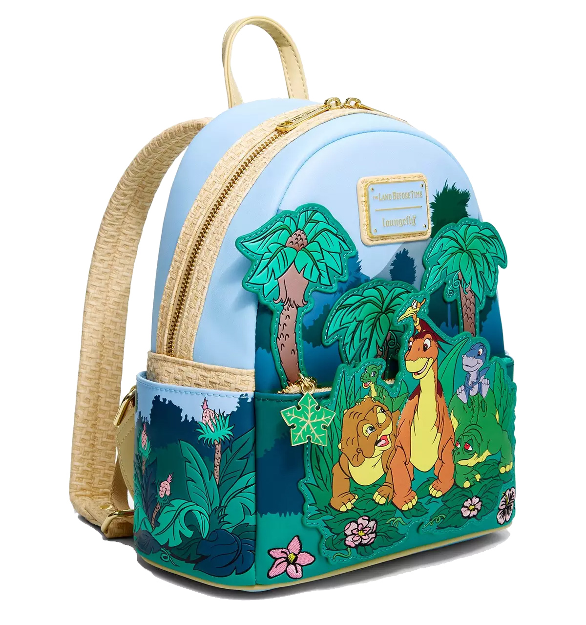 Mini-Mochila Dinossauros do Filme Em Busca do Vale Encantado (The Land Before Time)