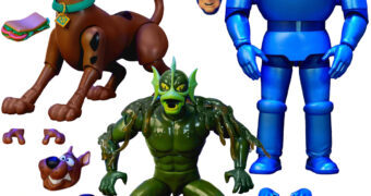 Action Figures Scooby-Doo 1:12 Jada Toys: Scooby, Fantasma do Espaço e Demônio do Mar