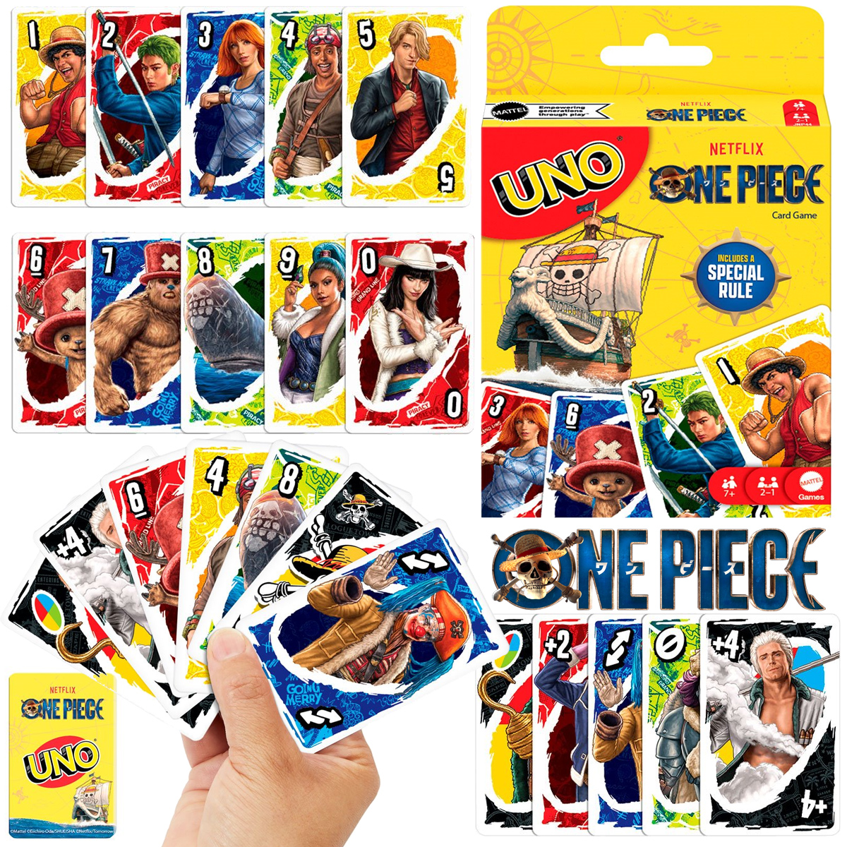 Jogo de Cartas UNO One Piece Live-Action