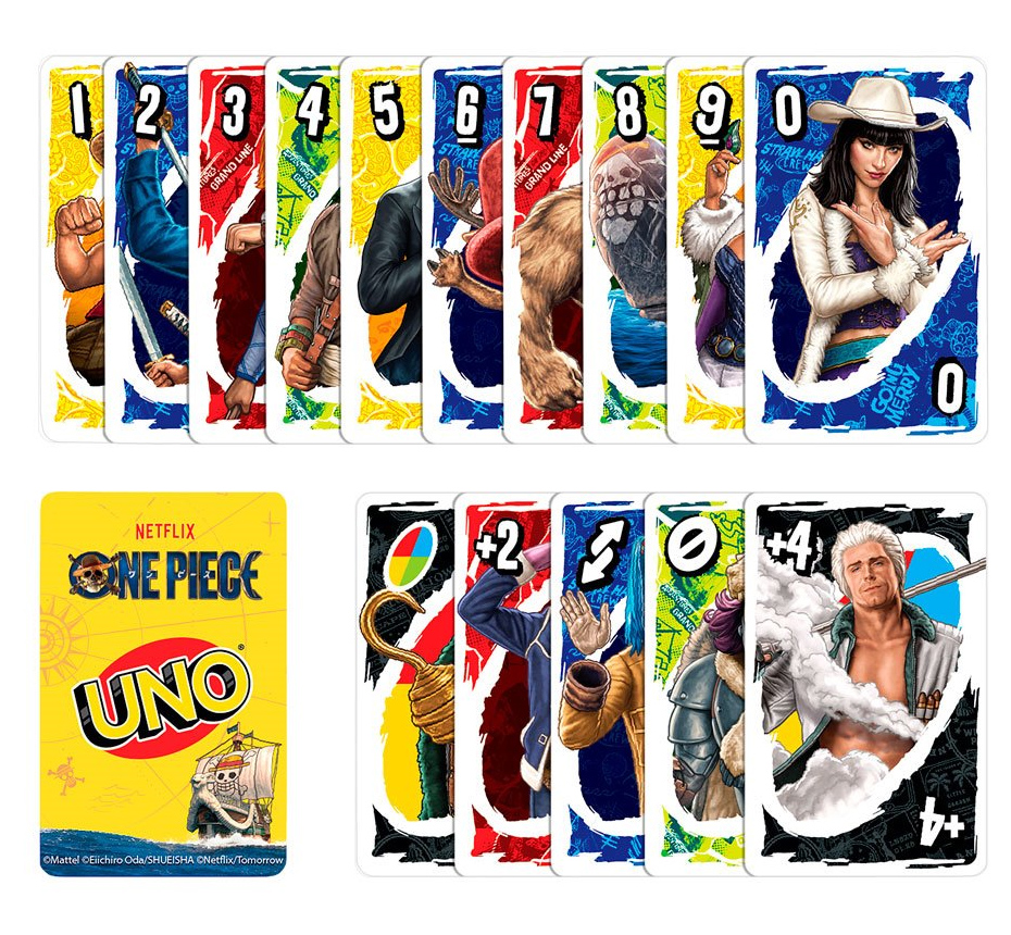 Jogo de Cartas UNO One Piece Live-Action