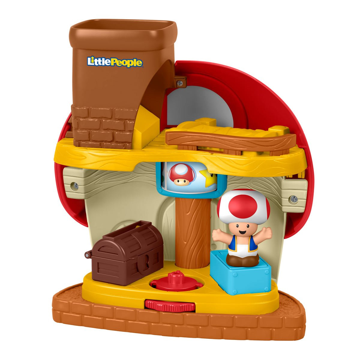 Playset Little People Casa do Toad Interativo (Super Mario Bros.)