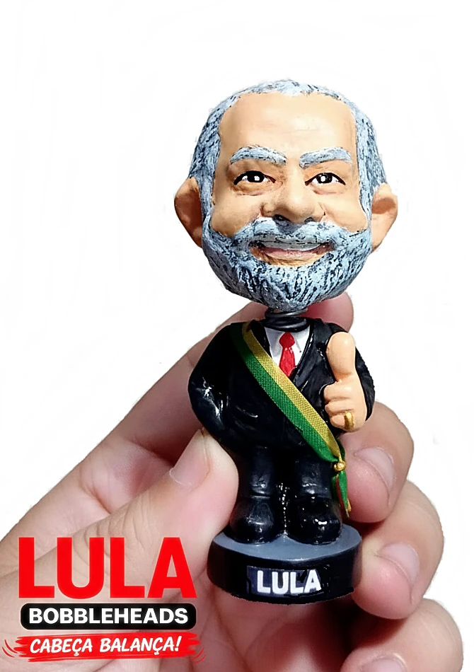 Boneco Bobble Head Presidente Lula, Eleito com mais de 64 Milhões de Votos!